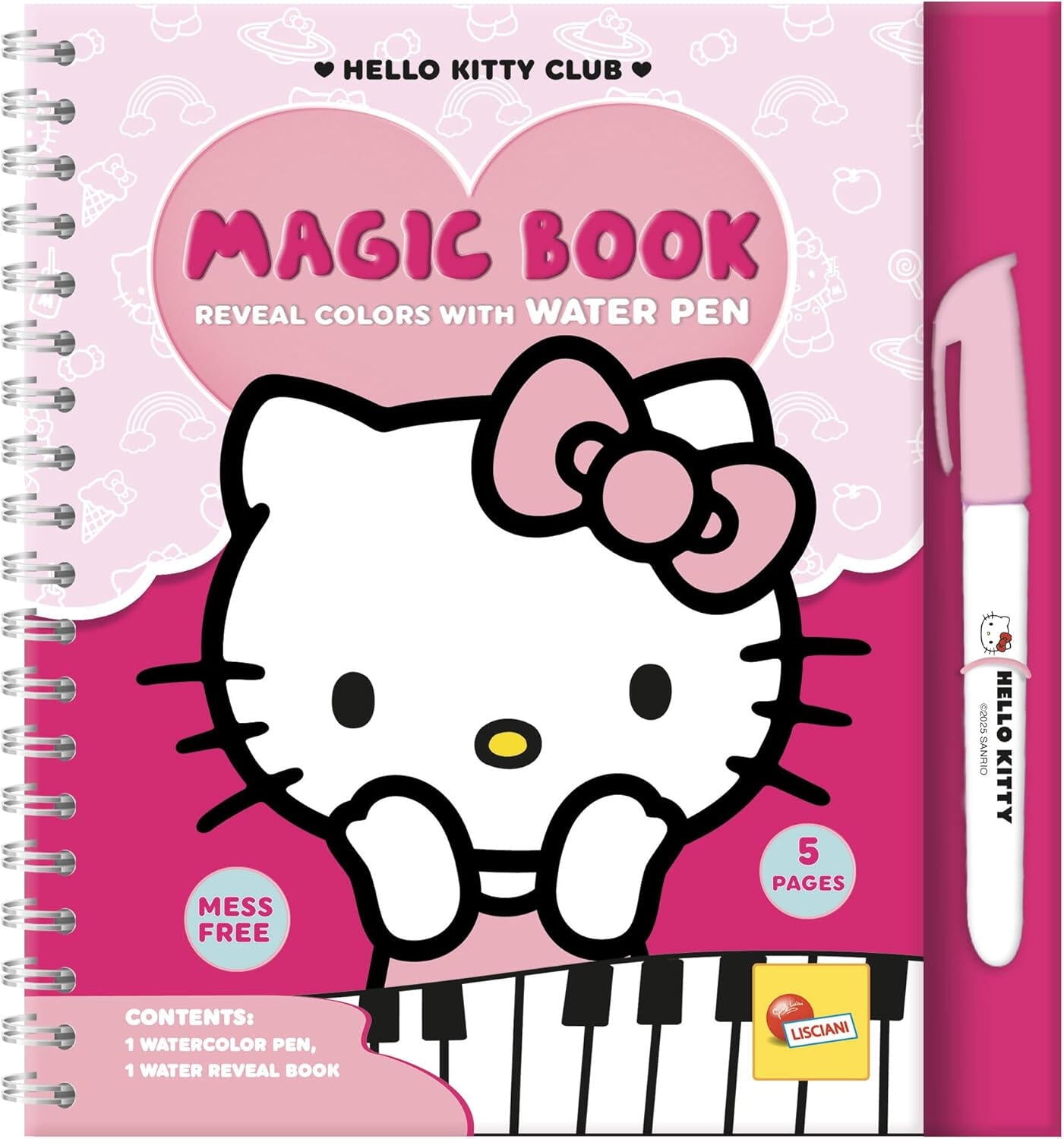 WATERBOOK: CARTE DE COLORAT CU APA - HELLO KITTY - LISCIANI (L13263)