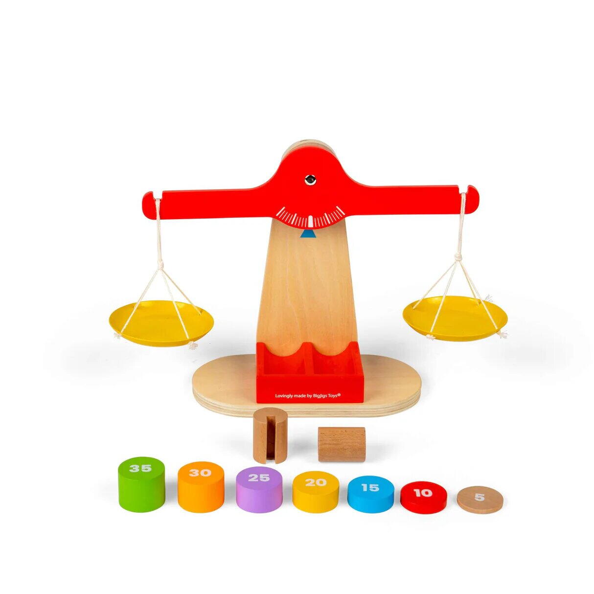 PRIMA MEA BALANTA DIN LEMN - BIGJIGS TOYS (36033)