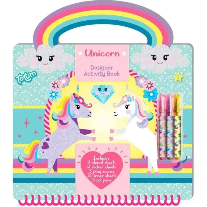 CARTE CU ACTIVITATI - UNICORNI - TOTUM (TT071582)