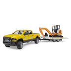 MASINA RAM 2500 CU REMORCA SI MINI EXCAVATOR - BRUDER (BR02546)