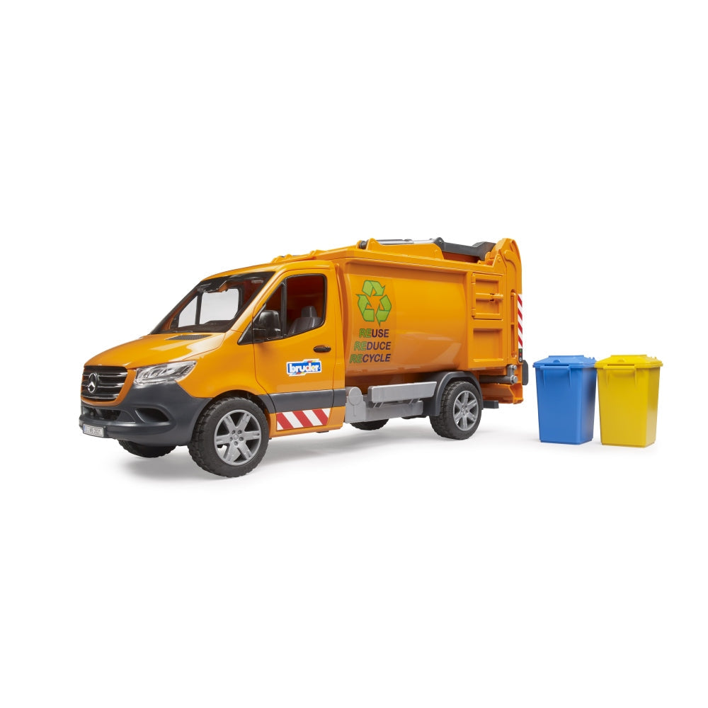 SPRINTER DE GUNOI MUNICIPAL MERCEDES BENZ SI 2 PUBELE - BRUDER (BR02682)