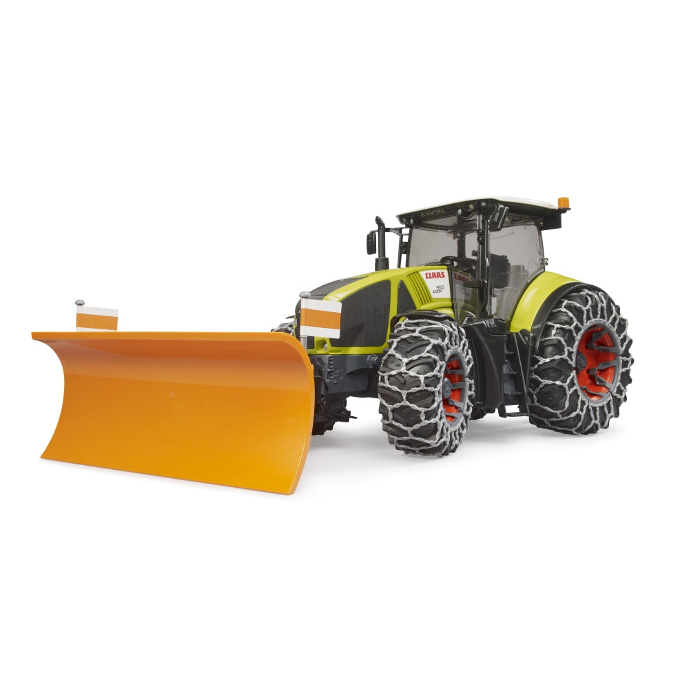 TRACTOR CLAAS AXION 950 CU LANTURI DE ZAPADA SI LAMA DE PLUG - BRUDER (BR03018)