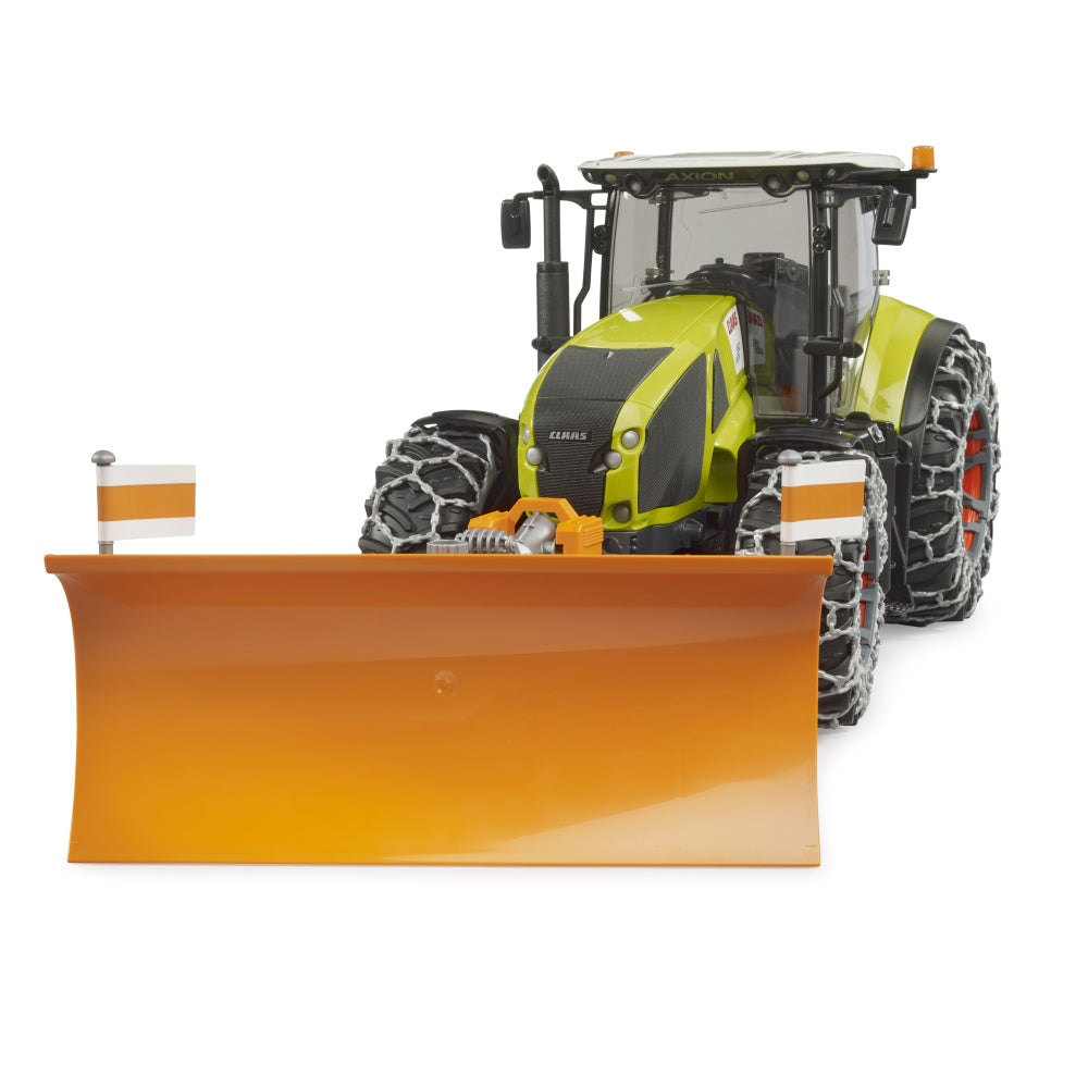 TRACTOR CLAAS AXION 950 CU LANTURI DE ZAPADA SI LAMA DE PLUG - BRUDER (BR03018)