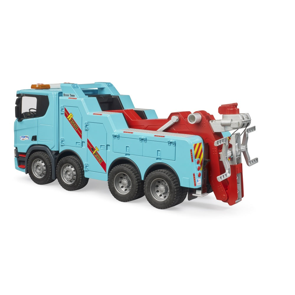 CAMION SCANIA SUPER 560R PENTRU TRACTARI GRELE CU LUMINA SI SUNET - BRUDER (BR03553)