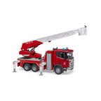 FIRE TRUCK SCANIA SUPER 560R WITH LADDER WATER PUMP AND SIREN - BRUDER (BR03591)