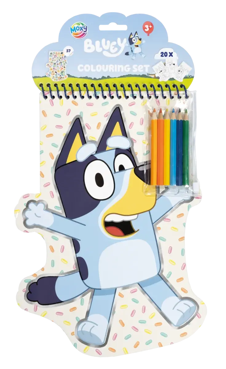 CARNETEL DE COLORAT CU CREIOANE - BLUEY - MOXY (161000)