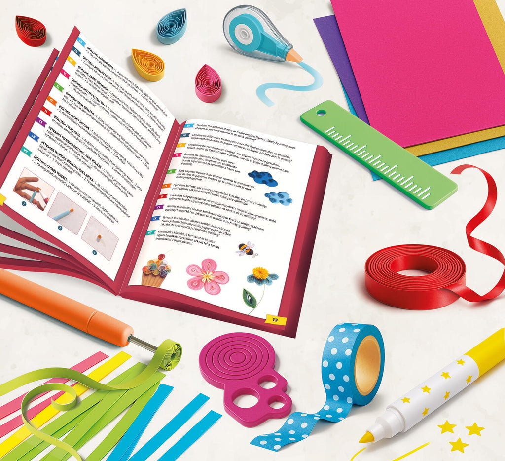 SET CREATIV KIDS ART - DECORATIUNI DIN HARTIE - LISCIANI (LEX114153)