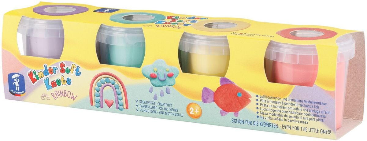 PLASTILINA NON-TOXICA KINDER SOFT DOUGH - CURCUBEU - FEUCHTMANN (6280519)
