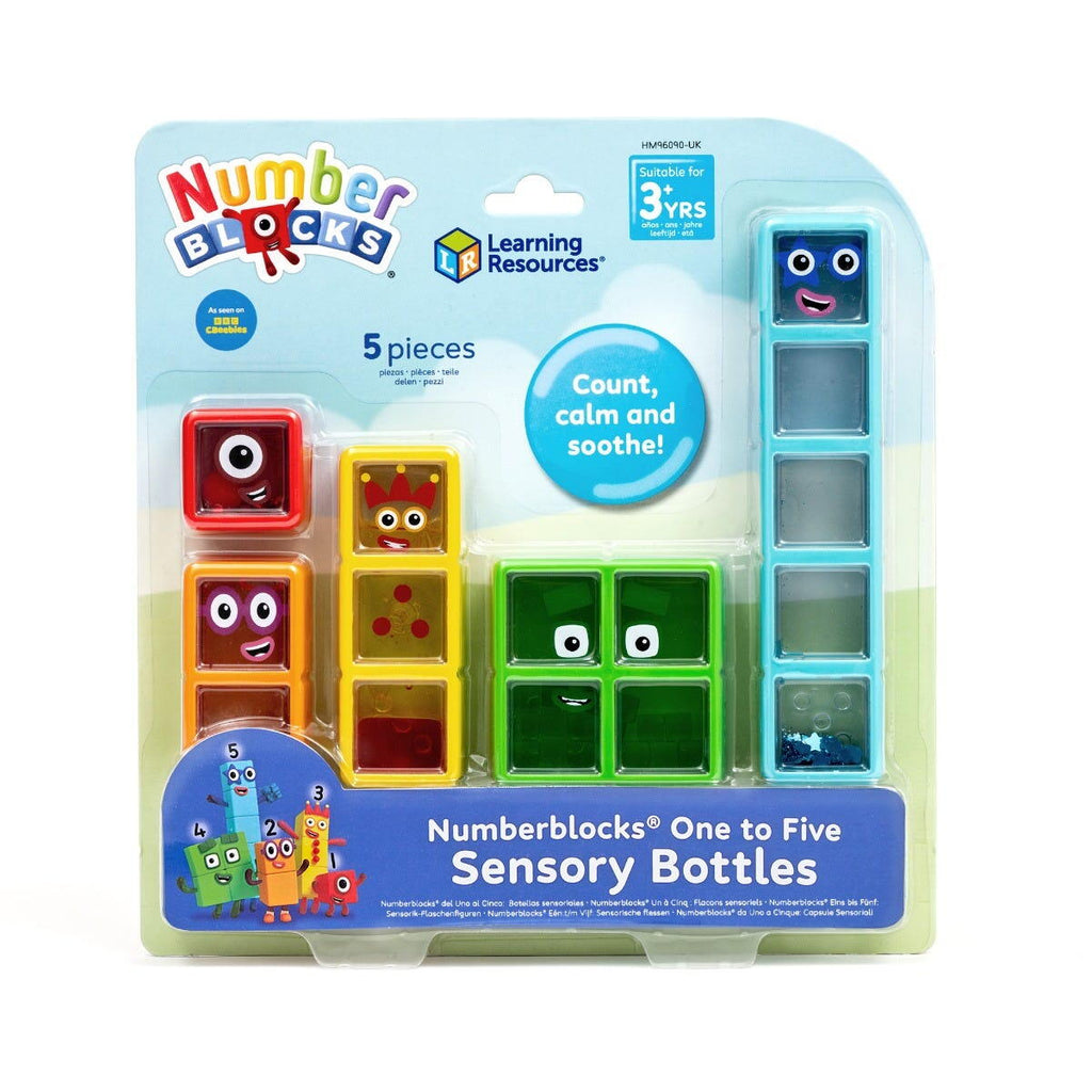 SET EPRUBETE SENZORIALE NUMBERBLOCKS®  - DE LA 1 LA 5 - HAND2MIND (HM96090-UK)