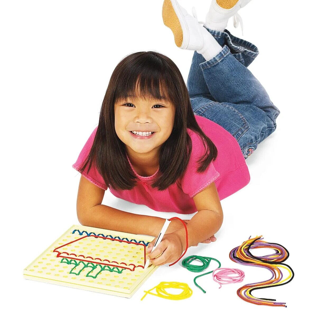 SET CREATIV - DESENAM CU SIRETURI - EDUCATIONAL INSIGHTS (ESP3645-UK1) - Libelula Vesela - Jucarii