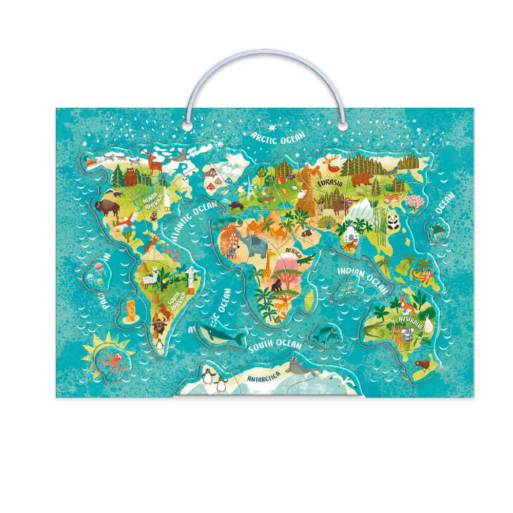 MAGNETIC PUZZLE - ANIMAL WORLD (36 PIECES) - DODO (DO200267)