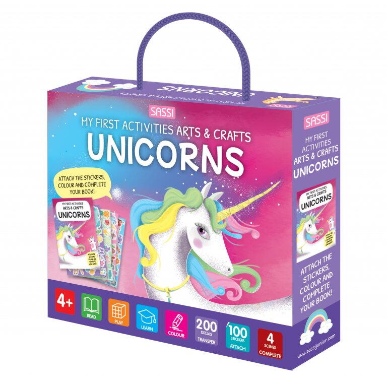 PRIMUL SET DE ARTA & LUCRU MANUAL - UNICORNI - SASSI (978-88-303-1048-3)