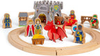 SET TRENULET - AVENTURI LA CASTEL - BIGJIGS TOYS (BJT617)