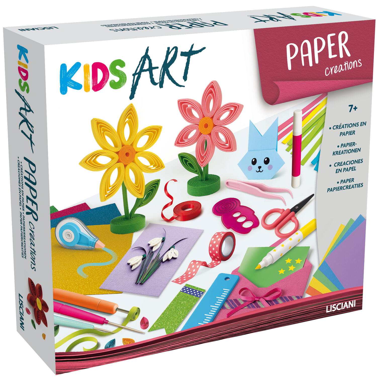 SET CREATIV KIDS ART - DECORATIUNI DIN HARTIE - LISCIANI (LEX114153)