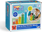 CUBURI DIN LEMN NUMBERBLOCKS  - DE LA 1 LA 5 - HAND2MIND (HM96931-UK)
