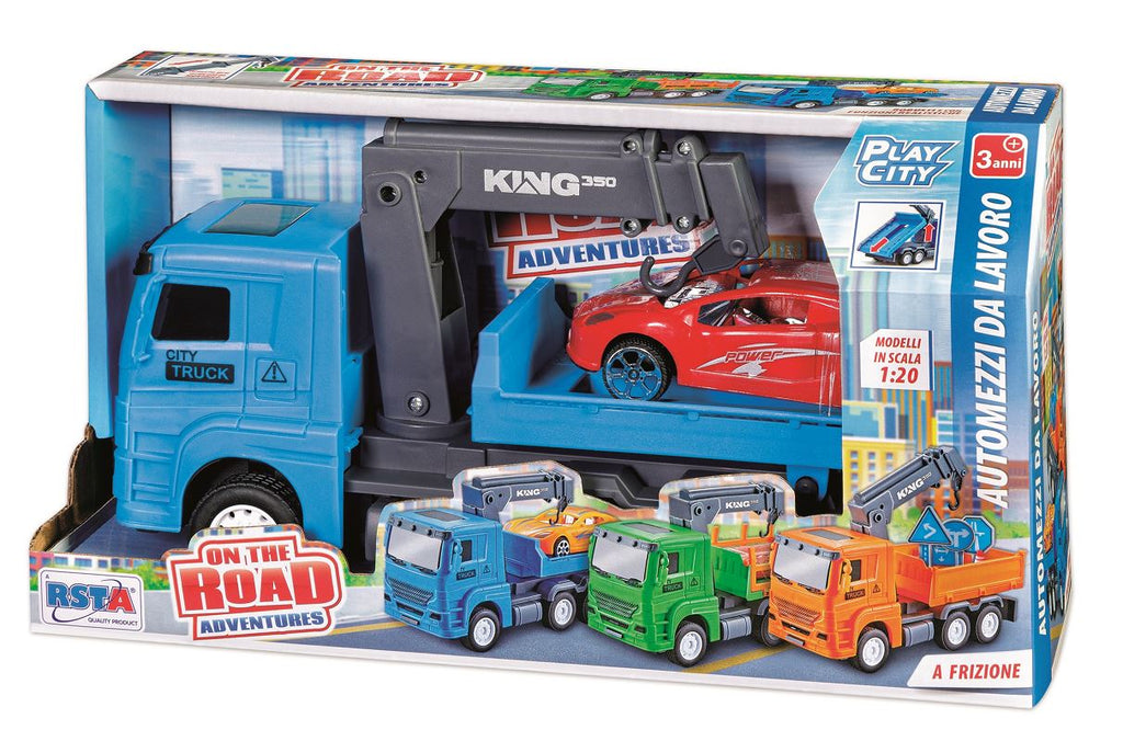 CAMION DE REMORCARE CU MACARA, FRICTIUNE - RS TOYS (RS11817)