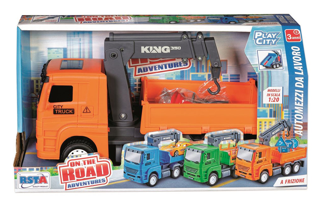 CAMION DE REMORCARE CU MACARA, FRICTIUNE - RS TOYS (RS11817)