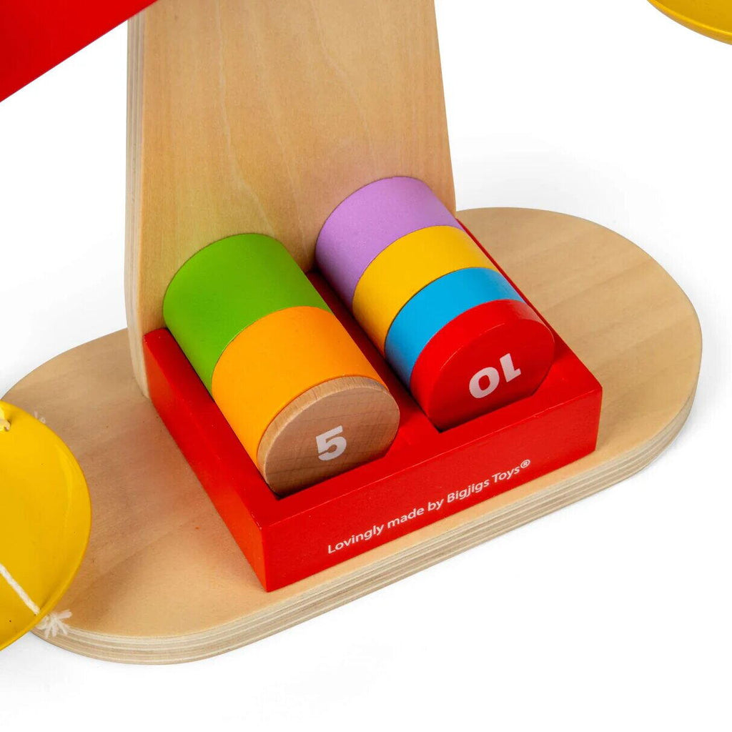 PRIMA MEA BALANTA DIN LEMN - BIGJIGS TOYS (36033)