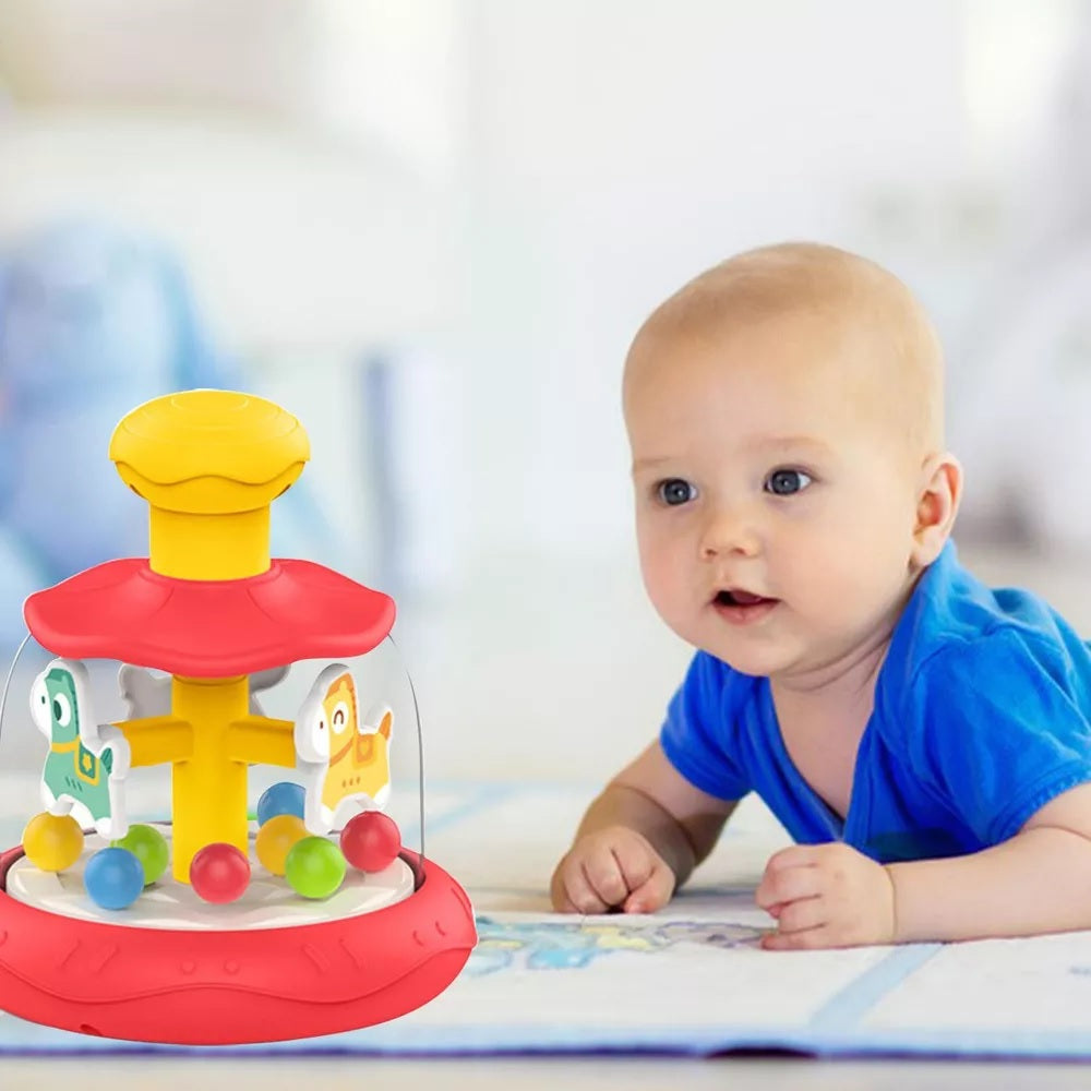 SPINNER CARUSEL CU CALUTI SI BILE MULTICOLORE - RS TOYS (RS12052)