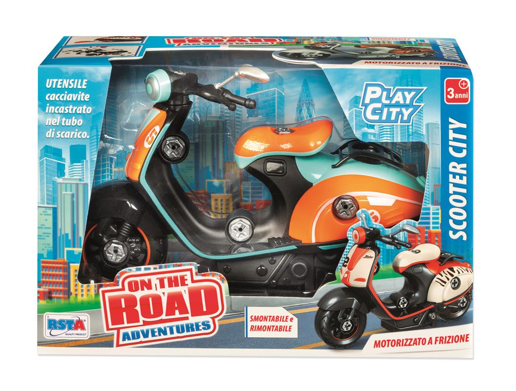 MACHETA SCOOTER CU FRICTIUNE - RS TOYS (RS12211)