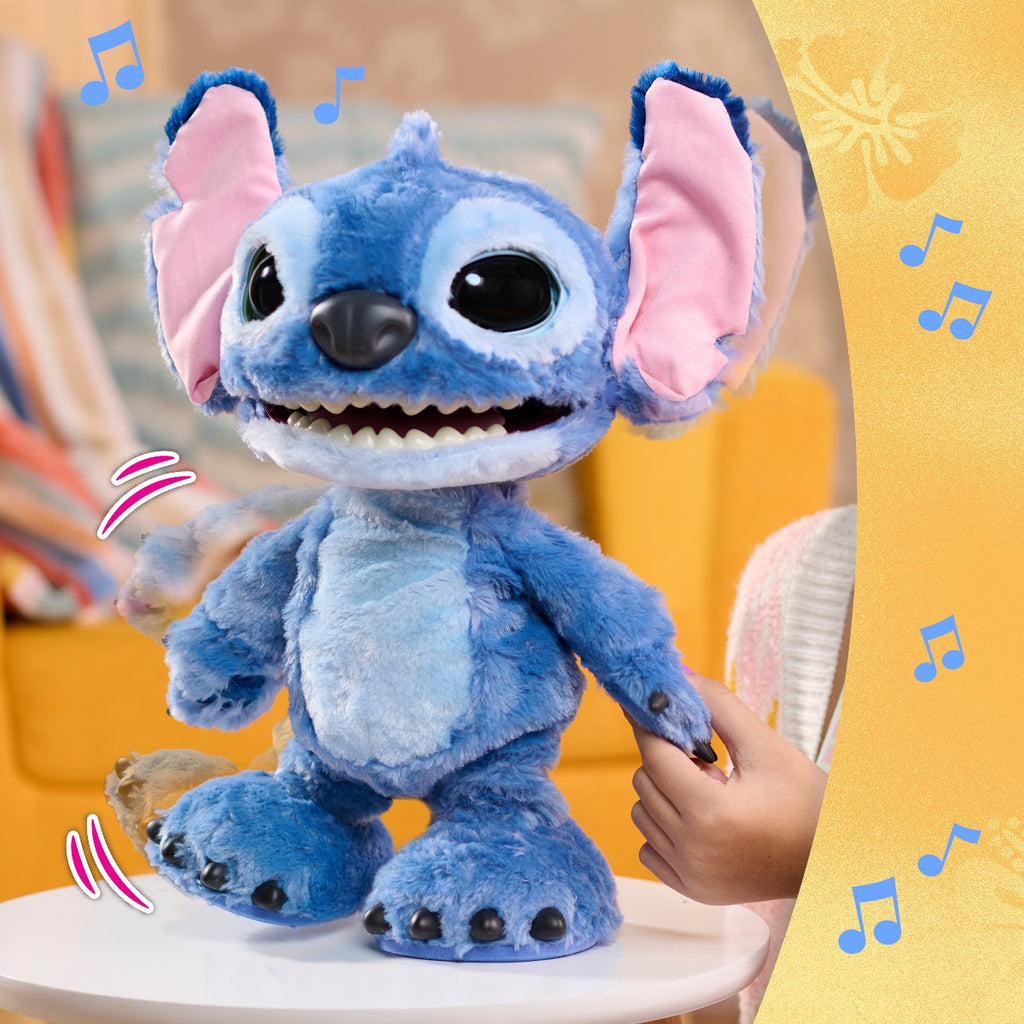 DISNEY STITCH - PLUS INTERACTIV, 100+ SUNETE SI REACTII - JAKKS PACIFIC (12284)