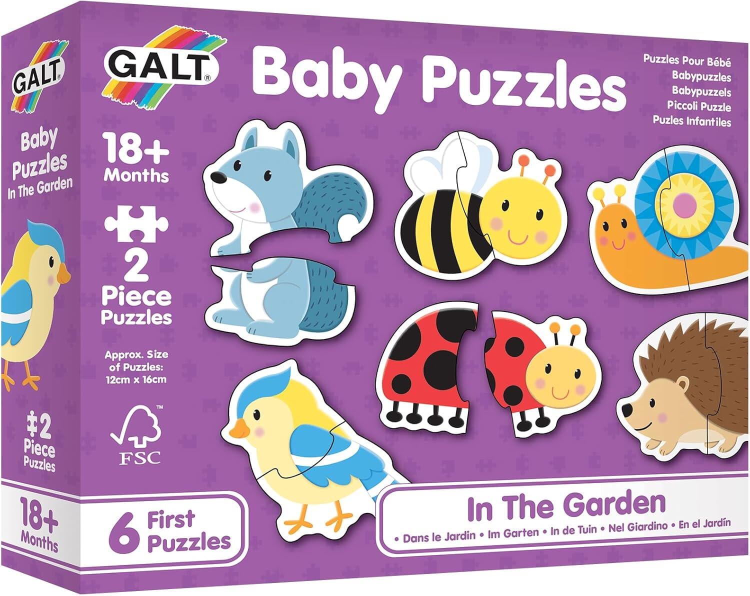 BABY PUZZLE: IN GRADINA (2 PIESE) - GALT (1150400347)