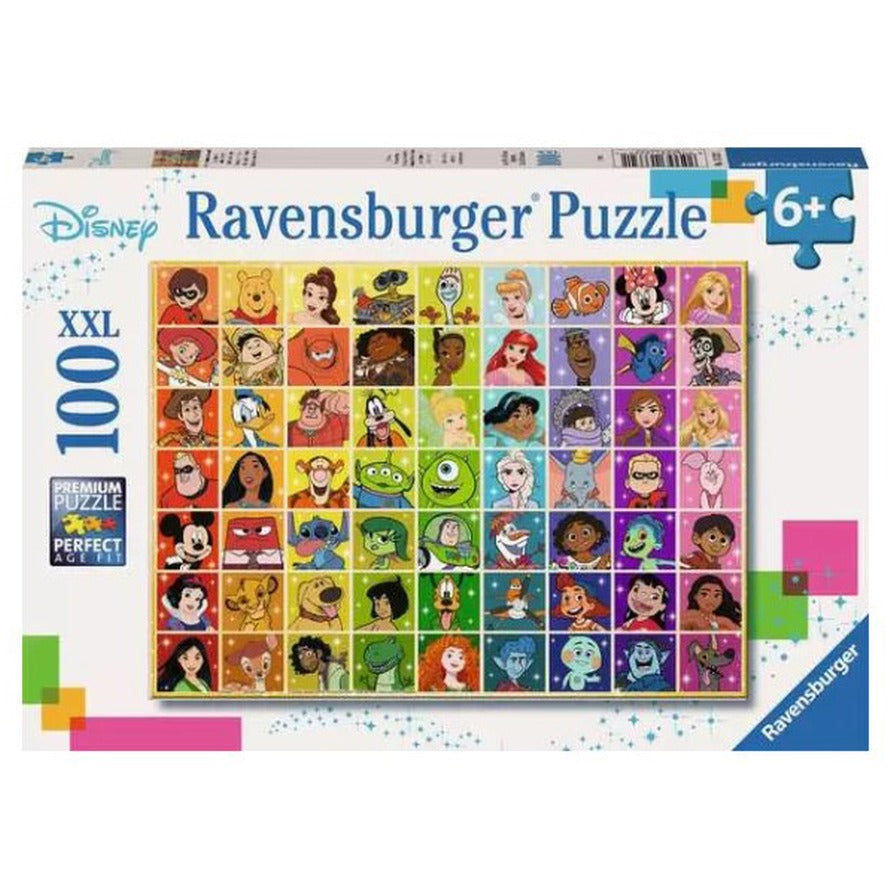 PUZZLE DISNEY CHARACTERS 100 PIECES - RAVENSBURGER (RVSPC13332)