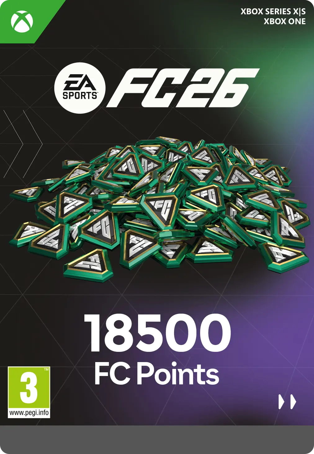 EA SPORTS FC 26 - 18500 ULTIMATE TEAM POINTS - XBOX ONE / XBOX SERIES - XBOX LIVE - MULTILANGUAGE - WORLDWIDE