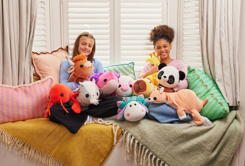 HUG A LUMPS - JUCARIE DE PLUS SUPER-MOALE, 60 CM, DIVERSE MODELE, MEDIU, S2 - ZURU (14903TQ1)