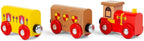 SET TRENULET - AVENTURI LA CASTEL - BIGJIGS TOYS (BJT617)