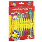 SET OF 12 2-ENDED MARKERS - PLAY-DOH (160004)