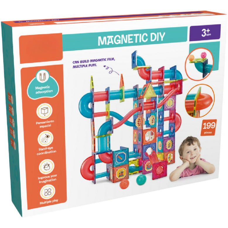 LABIRINTUL MEU MAGNETIC - 199 PIESE (7.5 CM) - BUFNITEL (CH1004)