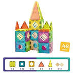 SET DE CONSTRUCTIE MAGNETIC - 48 PIESE (5.5 CM) - BUFNITEL (CH1042)