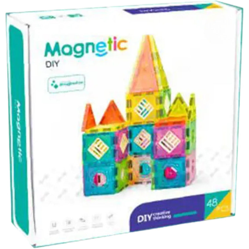 SET DE CONSTRUCTIE MAGNETIC - 48 PIESE (5.5 CM) - BUFNITEL (CH1042)