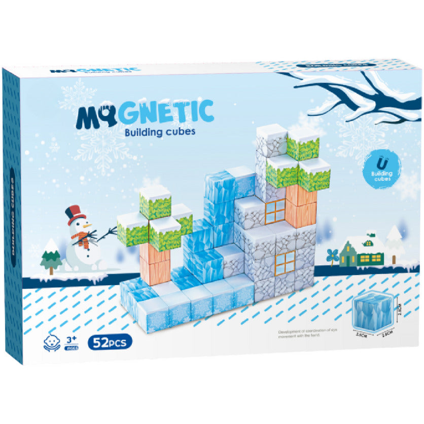 CUBURI MAGNETICE - IARNA 52 PIESE (2.5 CM) - BUFNITEL (CH1263)