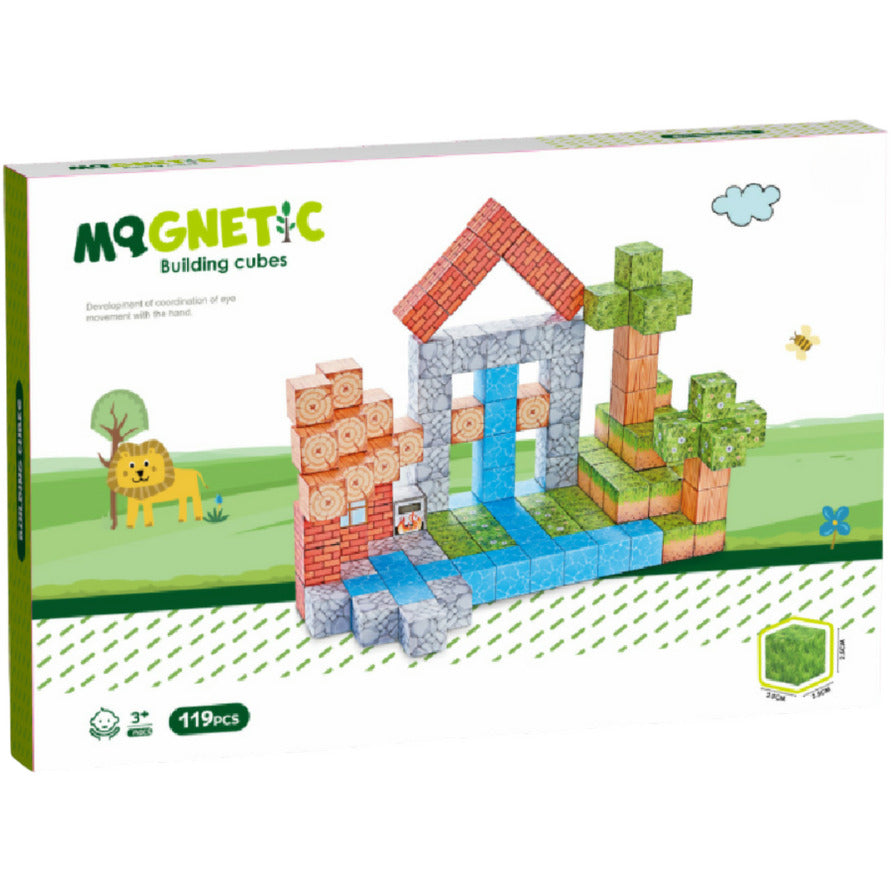 CUBURI MAGNETICE - IN NATURA 119 PIESE (2 CM) - BUFNITEL (CH1322)