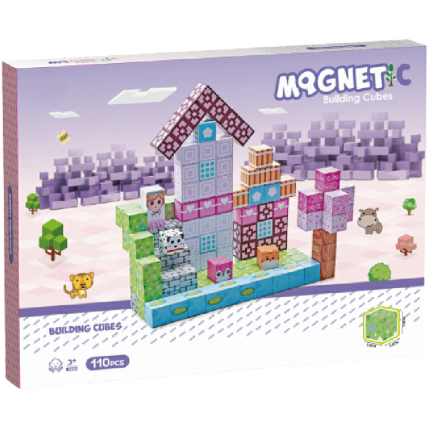 CUBURI MAGNETICE - UNIVERSUL PRINTESELOR 110 PIESE (2 CM) - BUFNITEL (CH1331)