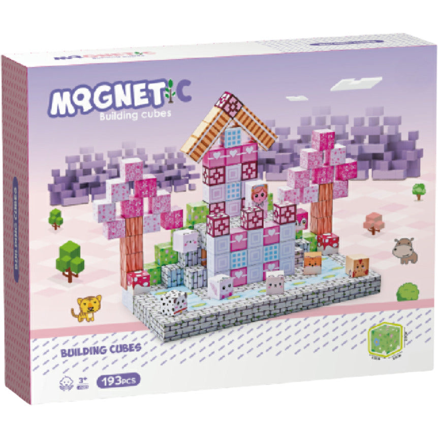 CUBURI MAGNETICE - UNIVERSUL PRINTESELOR 193 PIESE (2 CM) - BUFNITEL (CH1336)