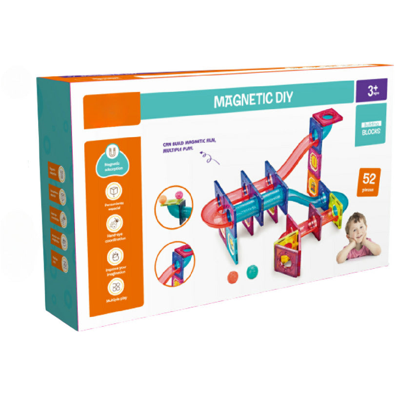 LABIRINTUL MEU MAGNETIC - 52 PIESE (7.5 CM) - BUFNITEL (CH1008)