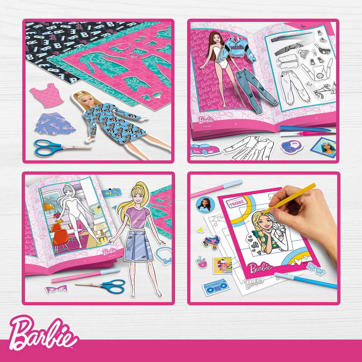 KIT DE CREATIE CU GHIOZDANEL - BARBIE FASION - LISCIANI (L112043)