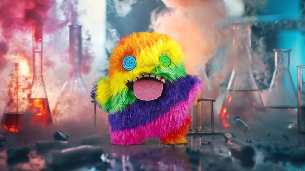 FUGGLER - JUCARIE DE PLUS, 23 CM - CIUDATEII DIN LABORATOR, DIVERSE MODELE - ZURU