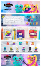 FUGGLER - JUCARIE DE PLUS, 23 CM - CIUDATEII DIN LABORATOR, DIVERSE MODELE - ZURU