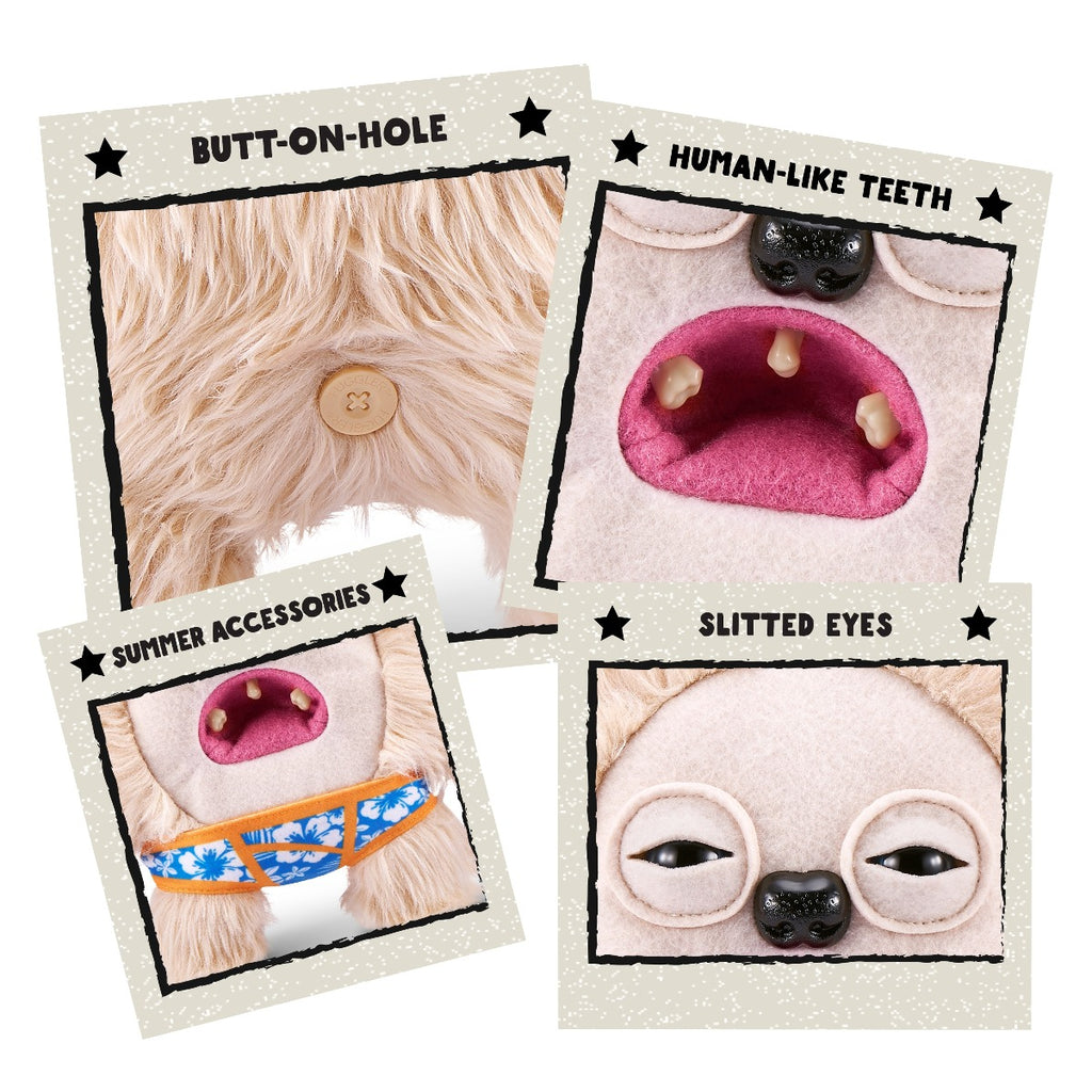 FUGGLER - JUCARIE DE PLUS, 23 CM - CIUDATEII IN VACANTA, DIVERSE MODELE - ZURU