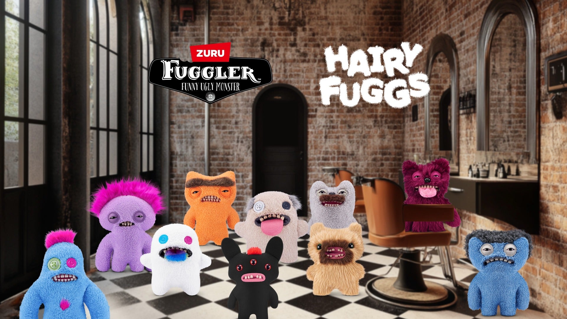 FUGGLER - JUCARIE DE PLUS, 23 CM - CIUDATEII CU PAR, SCREECH - BEARD - BLONDE - ZURU (15727G)