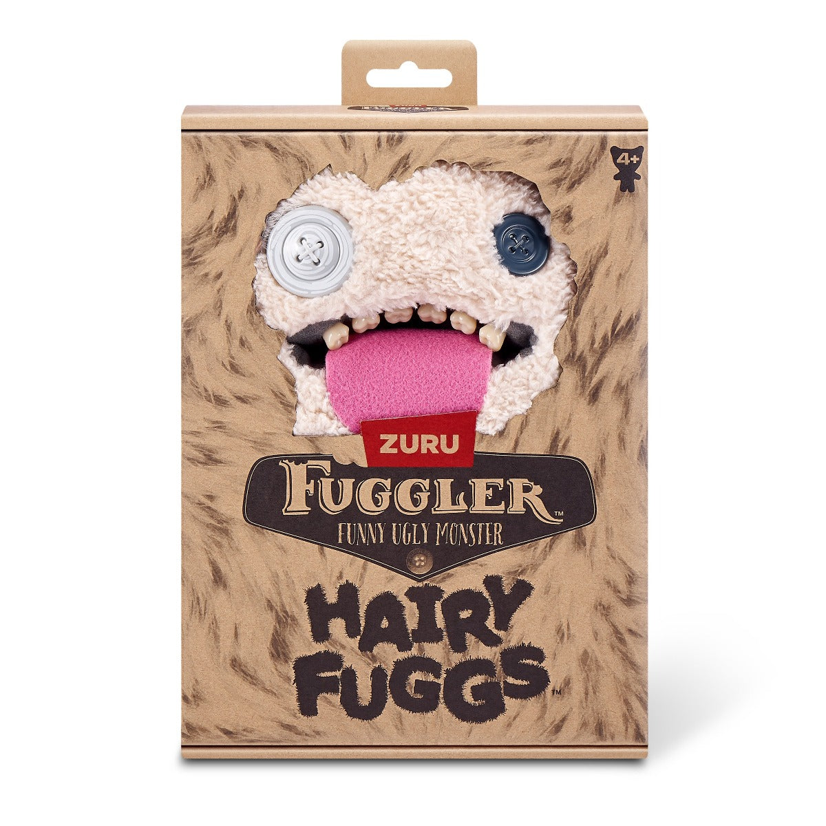 FUGGLER - JUCARIE DE PLUS, 23 CM - CIUDATEII CU PAR, OOGAH BOOGAH - BALDING GREY - ZURU (15727A)