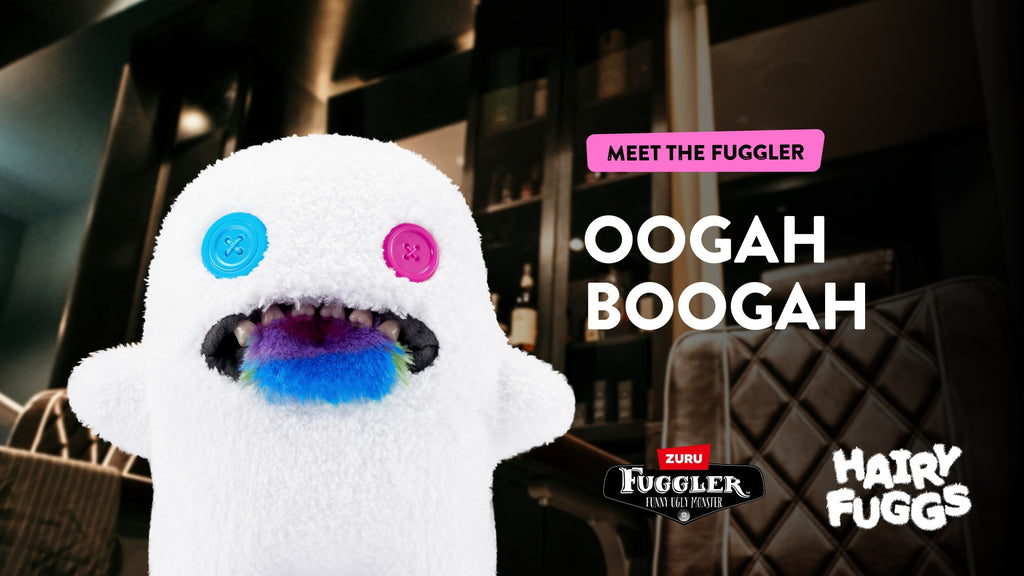 FUGGLER - JUCARIE DE PLUS, 23 CM - CIUDATEII CU PAR, OOGAH BOOGAH - HAIRY TONGUE - ZURU (15727B)