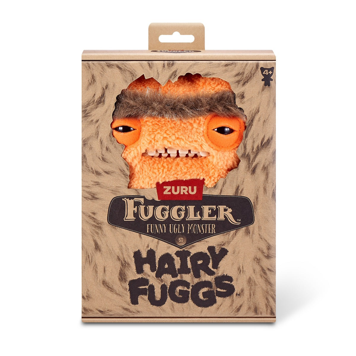 FUGGLER - JUCARIE DE PLUS, 23 CM - CIUDATEII CU PAR, MUNCH MUNCH - MONO - ORANGE - ZURU (15727M)