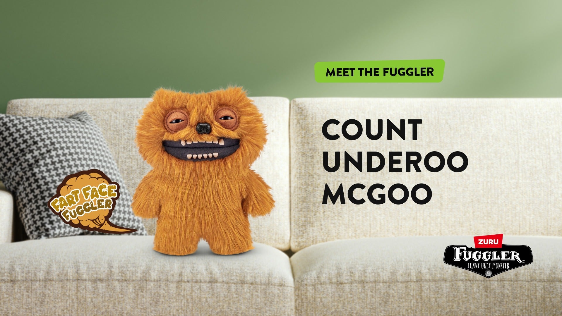 FUGGLER - JUCARIE DE PLUS, 23 CM - CIUDATEII CU FATA DE PART, 5 MODELE - ZURU (15728)