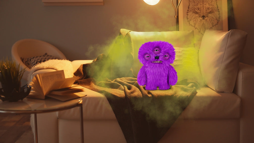 FUGGLER - JUCARIE DE PLUS, 23 CM - CIUDATEII CU FATA DE PART, ALIEN - LONG PILE - ZURU (15728G)