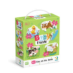 PUZZLE 4 IN 1 - O ZI LA FERMA (2, 3, 4 PIESE) - DODO (DO300687)